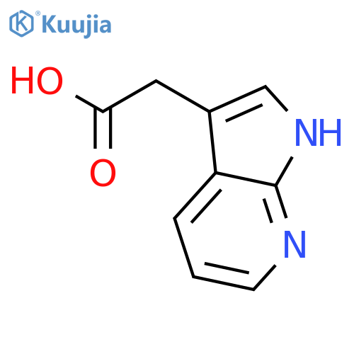2-{1H-pyrrolo[2,3-b]pyridin-3-yl}acetic acid structure