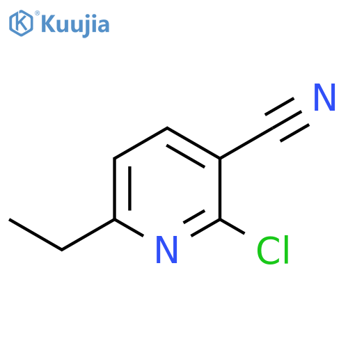 2-chloro-6-ethyl-3-Pyridinecarbonitrile structure