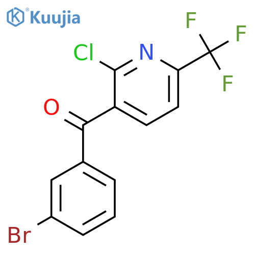 Methanone, (3-bromophenyl)[2-chloro-6-(trifluoromethyl)-3-pyridinyl]- structure