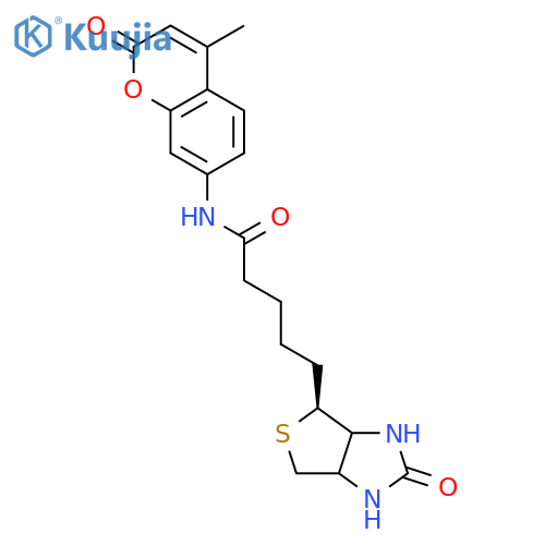 N-D-Biotinyl-7-amino-4-methylcoumarin structure