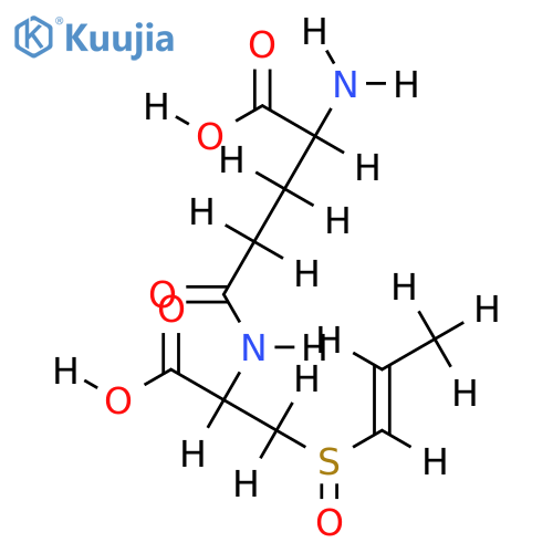 L-gamma-Glutamyl-3-(1-propenylsulfinyl)-L-alanine structure