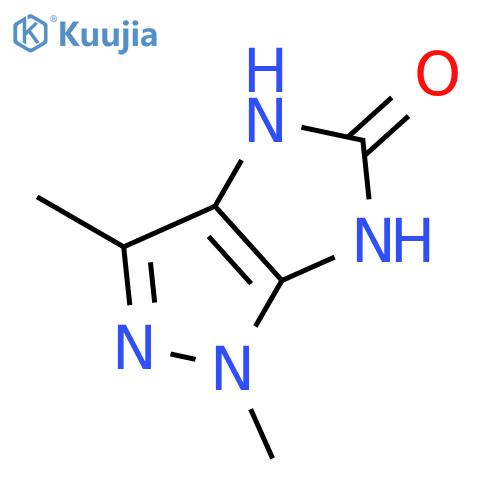 Imidazo[4,5-c]pyrazol-5(1H)-one,4,6-dihydro-1,3-dimethyl- structure