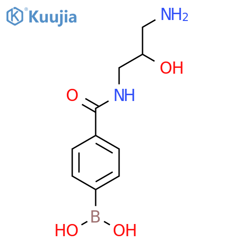 4-[(3-Amino-2-hydroxypropyl)carbamoyl]phenylboronic Acid structure