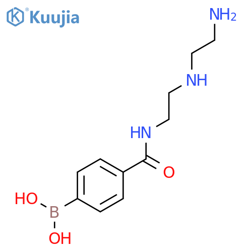 Boronic acid, [4-[[[2-[(2-aminoethyl)amino]ethyl]amino]carbonyl]phenyl]- structure