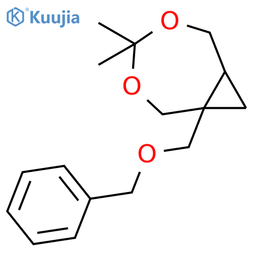 3,5-Dioxabicyclo[5.1.0]octane, 4,4-dimethyl-1-[(phenylmethoxy)methyl]- structure