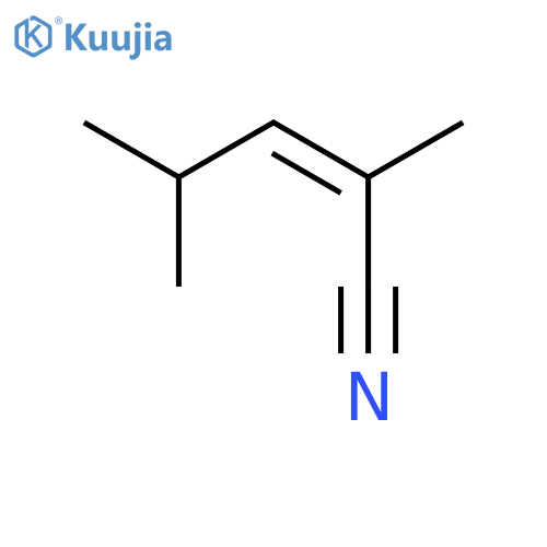2,4-Dimethyl-2-pentenenitrile, (Z)- structure
