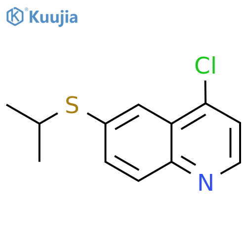 4-Chloro-6-(isopropylthio)quinoline structure