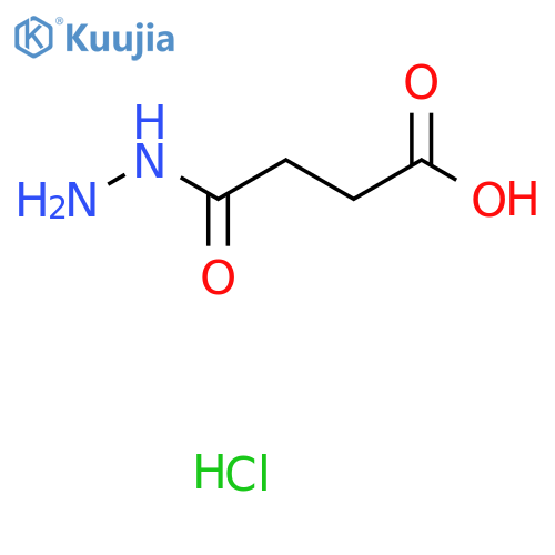 4-Hydrazinyl-4-oxobutanoic acid;hydrochloride structure