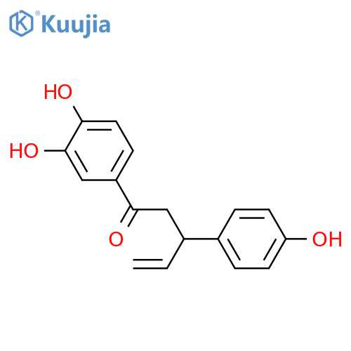 4,4'-Dihydroxy-9'-nor-7,8'-lign-8-en-7'-one; (R)-form, 3'-Hydroxy structure