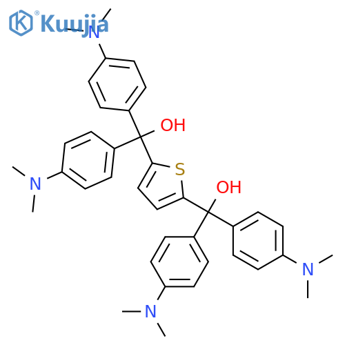 2,5-Thiophenedimethanol,a2,a2,a5,a5-tetrakis[4-(dimethylamino)phenyl]- structure