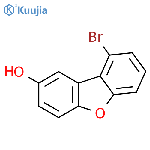 2-Dibenzofuranol, 9-bromo- structure