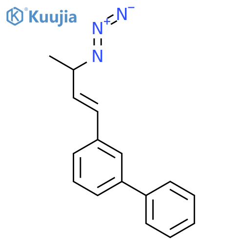 1,1'-Biphenyl, 3-[(1E,3R)-3-azido-1-buten-1-yl]- structure