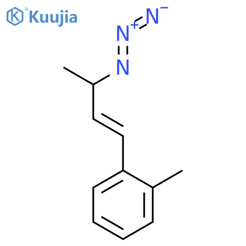 Benzene, 1-[(1E,3R)-3-azido-1-buten-1-yl]-2-methyl- structure