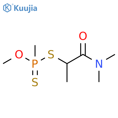 Phosphonodithioic acid, methyl-, S-[2-(dimethylamino)-1-methyl-2-oxoethyl] O-methyl ester (9CI) structure