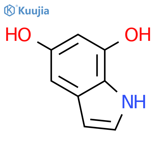 1H-indole-5,7-diol structure