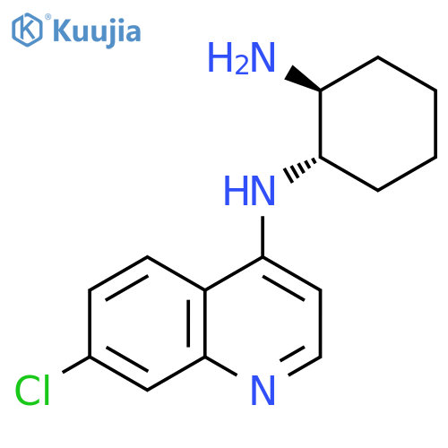 1,2-Cyclohexanediamine, N-(7-chloro-4-quinolinyl)-, (1S-trans)- structure