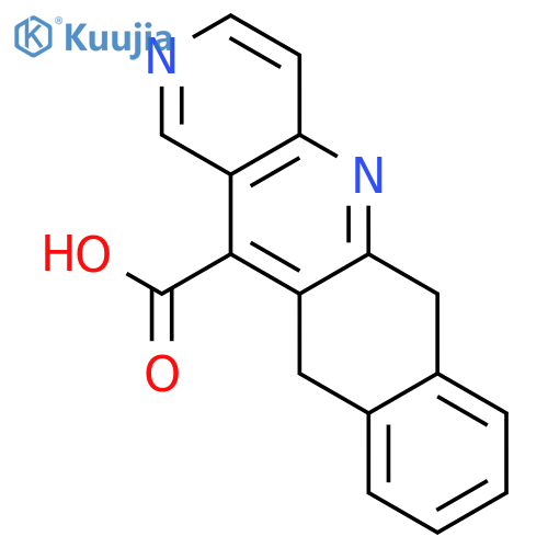 Naphtho[2,3-b][1,6]naphthyridine-12-carboxylic acid, 6,11-dihydro- structure