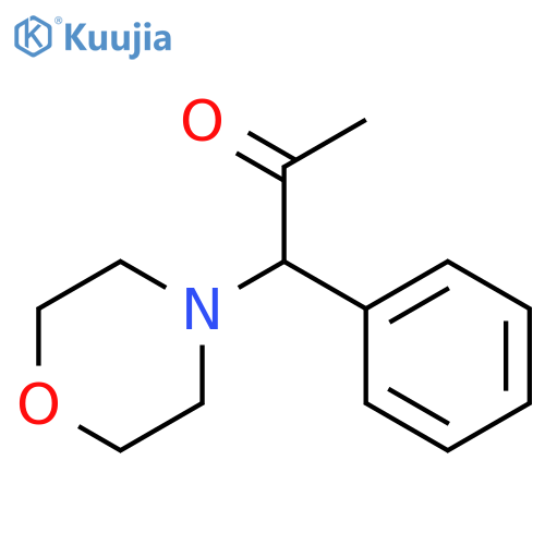 1-(morpholin-4-yl)-1-phenylpropan-2-one structure