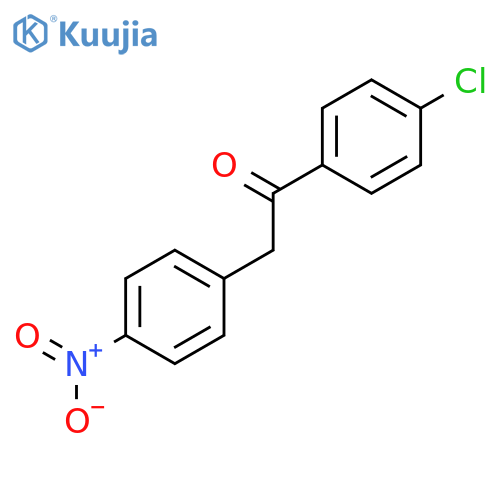 Ethylidene, 2-(4-chlorophenyl)-1-(4-nitrophenyl)-2-oxo- structure