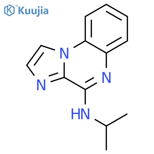Imidazo[1,2-a]quinoxalin-4-amine, N-(1-methylethyl)- structure