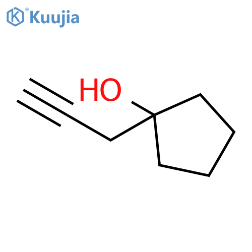 1-(prop-2-yn-1-yl)cyclopentan-1-ol structure