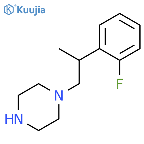 Piperazine, 1-[2-(2-fluorophenyl)propyl]- structure