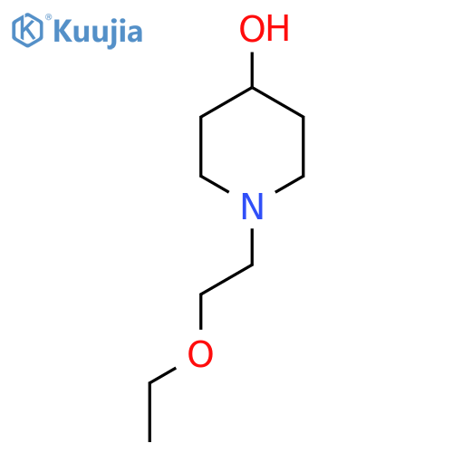 1-(2-Ethoxyethyl)piperidin-4-ol structure