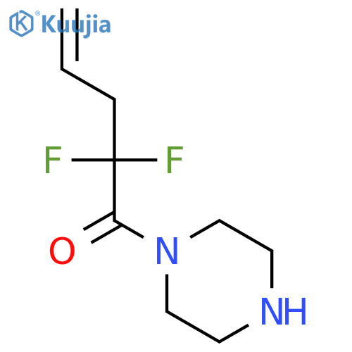 4-Penten-1-one,2,2-difluoro-1-(1-piperazinyl)- structure