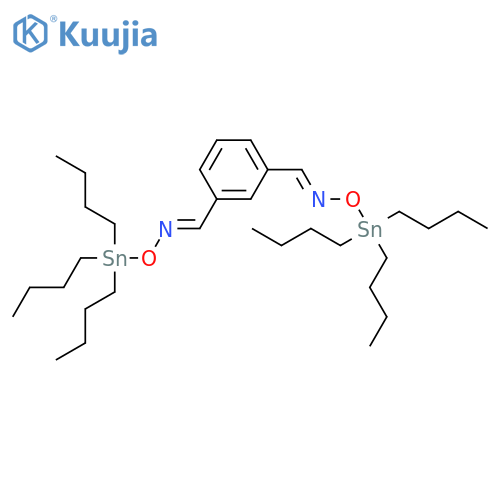 1,3-BENZENEDICARBOXALDEHYDE, BIS[O-(TRIBUTYLSTANNYL)OXIME] structure