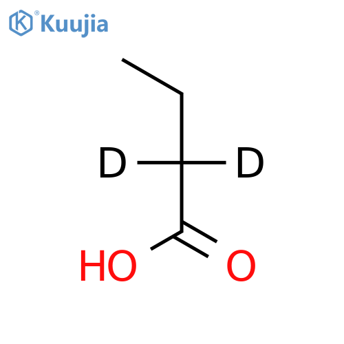 Butyric-2,2-d2 Acid structure