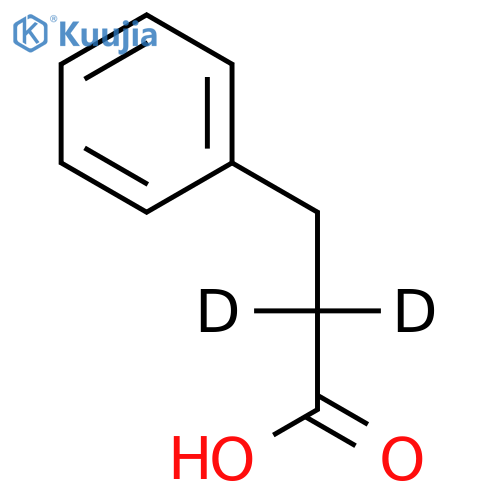 Hydrocinnamic-α,α-d2 Acid structure