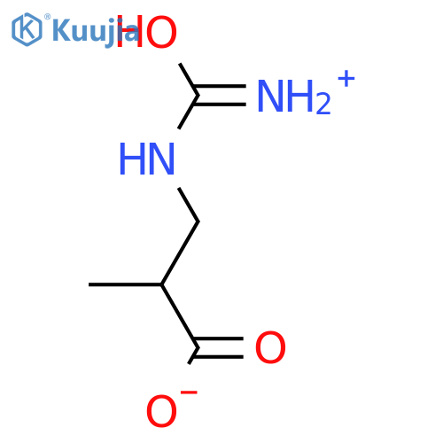 3-[(Ammoniocarbonyl)amino]-2-methylpropanoate structure