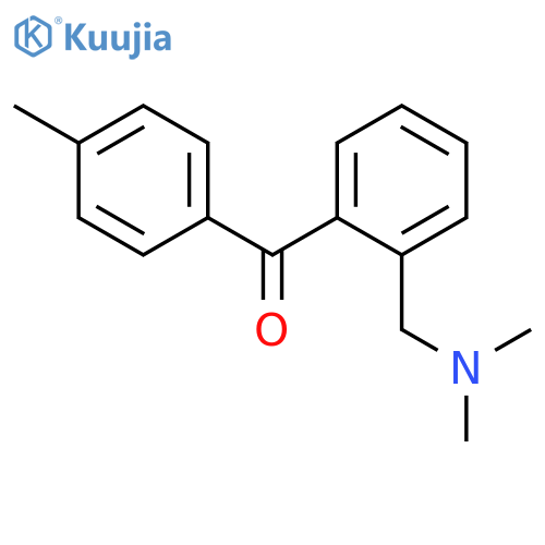 Methanone, [2-[(dimethylamino)methyl]phenyl](4-methylphenyl)- structure
