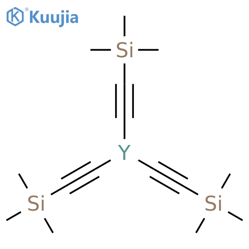 Yttrium, tris[(trimethylsilyl)ethynyl]- structure
