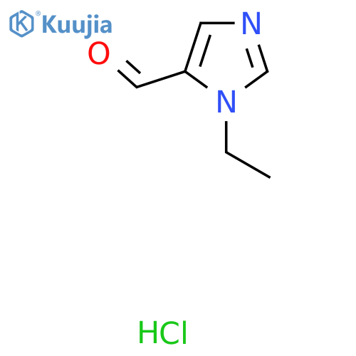 1-Ethyl-1H-imidazole-5-carbaldehyde hydrochloride structure