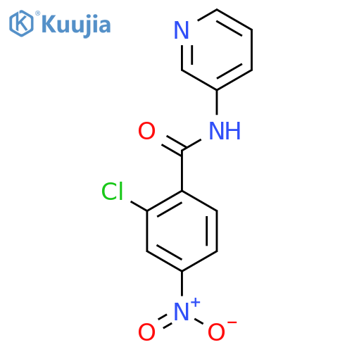 2-chloro-4-nitro-N-(pyridin-3-yl)benzamide structure