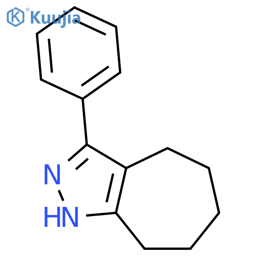 Cycloheptapyrazole, 1,4,5,6,7,8-hexahydro-3-phenyl- structure