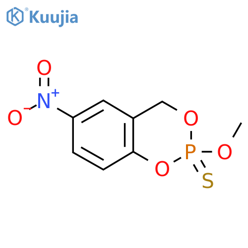 2-Methoxy-6-nitro-4H-1,3,2-benzodioxaphosphorin-2-sulfide structure