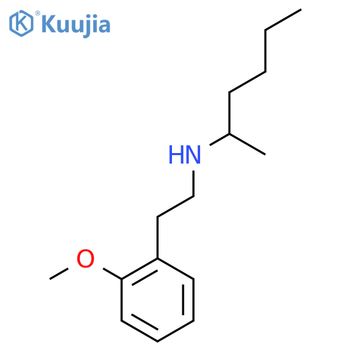(Hexan-2-yl)[2-(2-methoxyphenyl)ethyl]amine structure