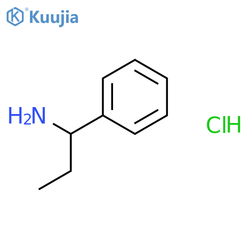 (1S)-1-phenylpropan-1-amine hydrochloride structure