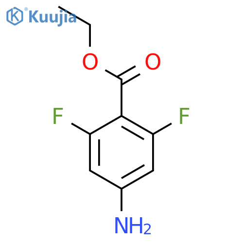 Ethyl 4-amino-2,6-difluorobenzoate structure