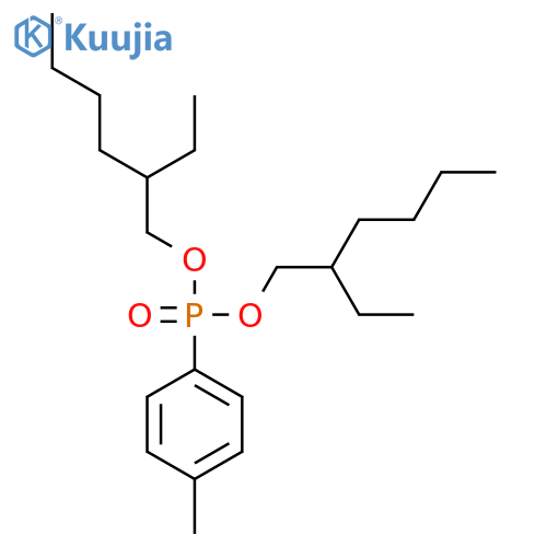 Bis(2-ethylhexyl) (4-methylphenyl)phosphonate structure