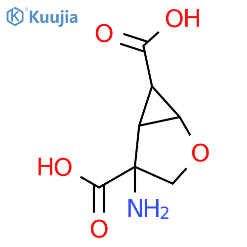 (1S,4S,5R,6S)-4-Amino-2-oxabicyclo3.1.0hexane-4,6-dicarboxylic Acid structure