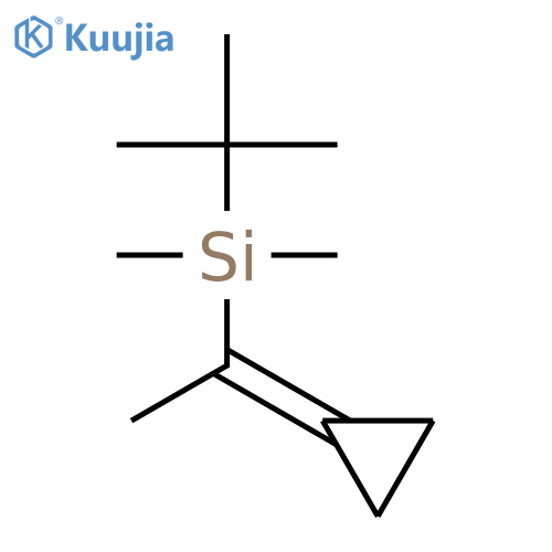 Silane, (1-cyclopropylideneethyl)(1,1-dimethylethyl)dimethyl- structure