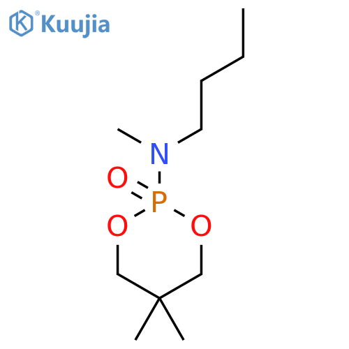 1,3,2-Dioxaphosphorinan-2-amine, N-butyl-N,5,5-trimethyl-, 2-oxide structure