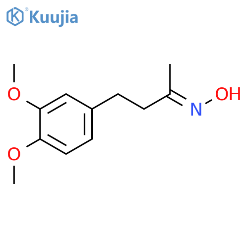 2-Butanone, 4-(3,4-dimethoxyphenyl)-, oxime, (E)- structure