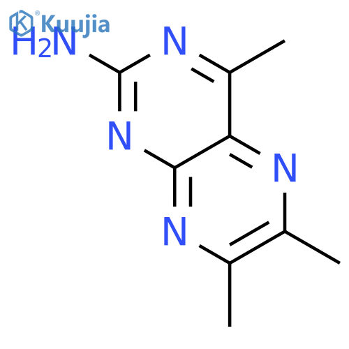 2-Pteridinamine,4,6,7-trimethyl- structure