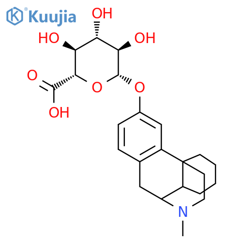 Dextrorphan β-D-O-Glucuronide structure