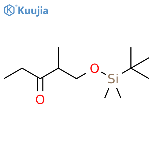 3-Pentanone, 1-[[(1,1-dimethylethyl)dimethylsilyl]oxy]-2-methyl- structure