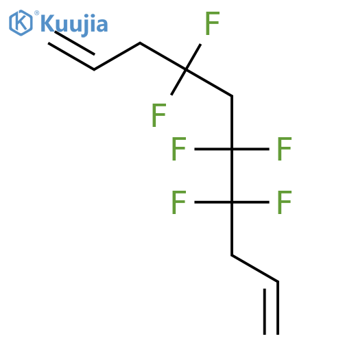 1,9-Decadiene, 4,4,5,5,7,7-hexafluoro- structure